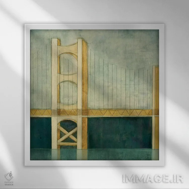 تابلو پل یکم اثر کیپ ادوین - نمای قابدار سفید