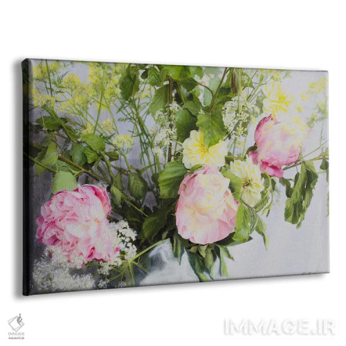 تابلو رعد و برق گلهای صدتومانی اثر شارلوت ادر - نمای پرسپکتیو محصول