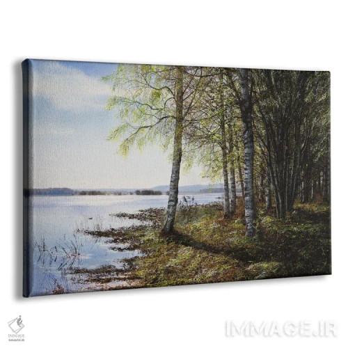 تابلو نور بهاری اثر شارلوت ادر - نمای پرسپکتیو محصول