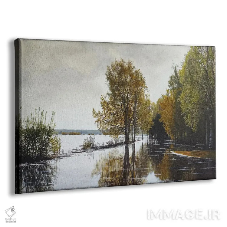 تابلو آب بالا دوم اثر شارلوت ادر - نمای پرسپکتیو محصول