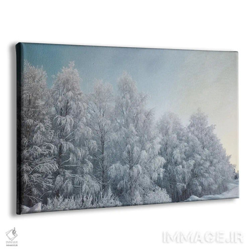 تابلو سایههای آبی اثر شارلوت ادر - نمای پرسپکتیو محصول