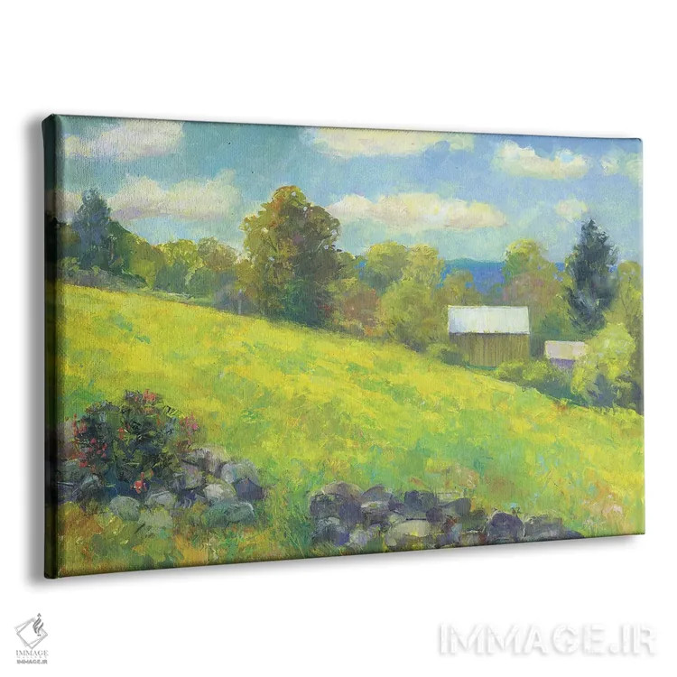 تابلو دیوار سنگی و انبار اثر کترین ام الیوت - نمای پرسپکتیو محصول