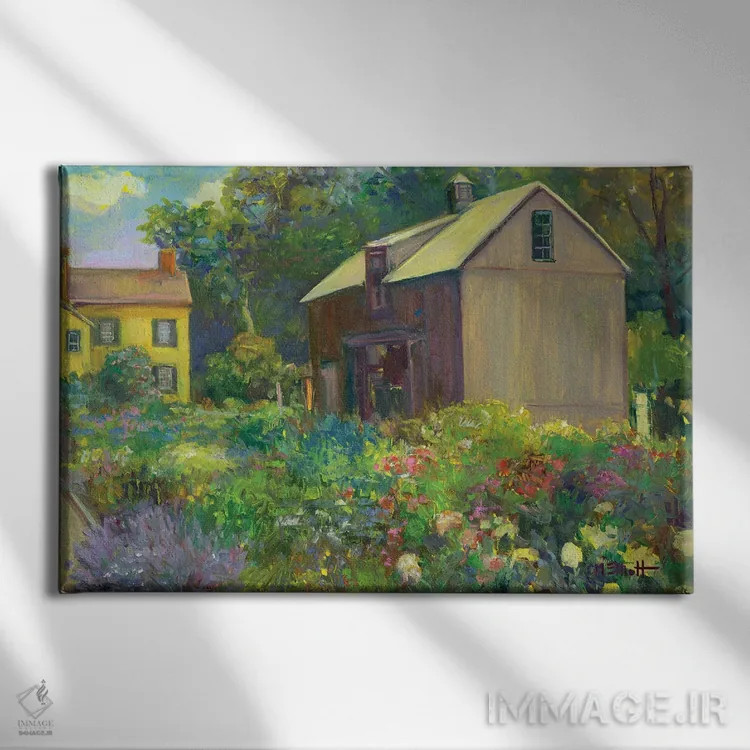 تابلو هیلاستد (نام مکان) اثر کترین ام الیوت - نمای روبهرو روی دیوار