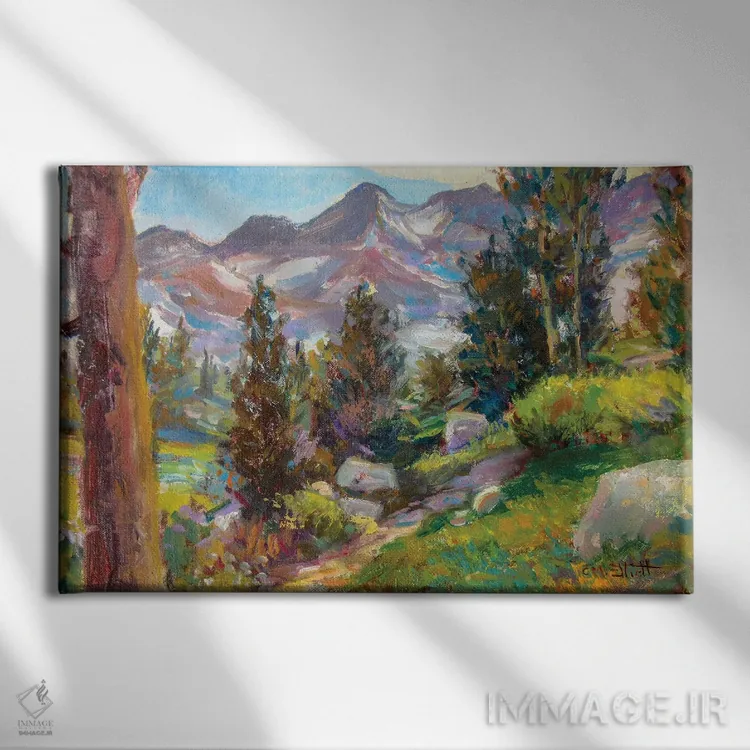 تابلو مسیر اثر کترین ام الیوت - نمای روبهرو روی دیوار