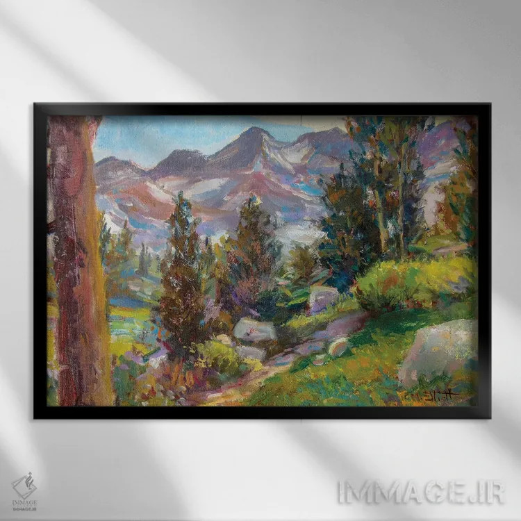 تابلو مسیر اثر کترین ام الیوت - نمای قابدار مشکی