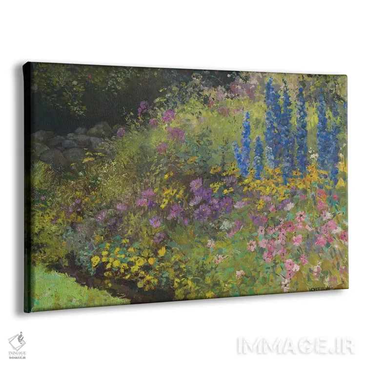 تابلو دیوار سنگی با گیاهان چندساله اثر کترین ام الیوت - نمای پرسپکتیو محصول