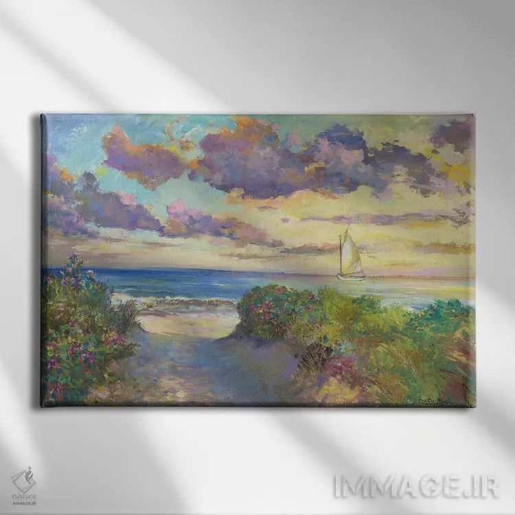 تابلو روز زیبا اثر کترین ام الیوت - نمای روبهرو روی دیوار