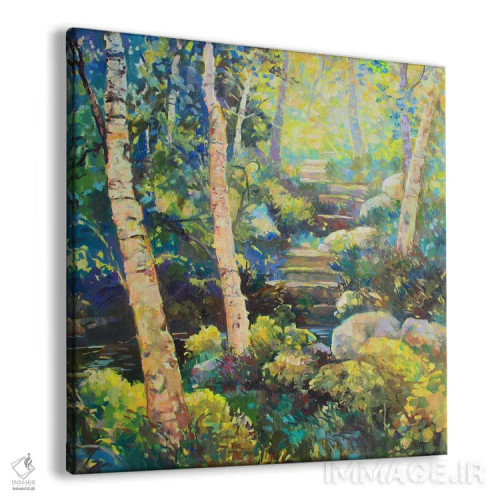 تابلو آب شفابخش اثر کترین ام الیوت - نمای پرسپکتیو محصول