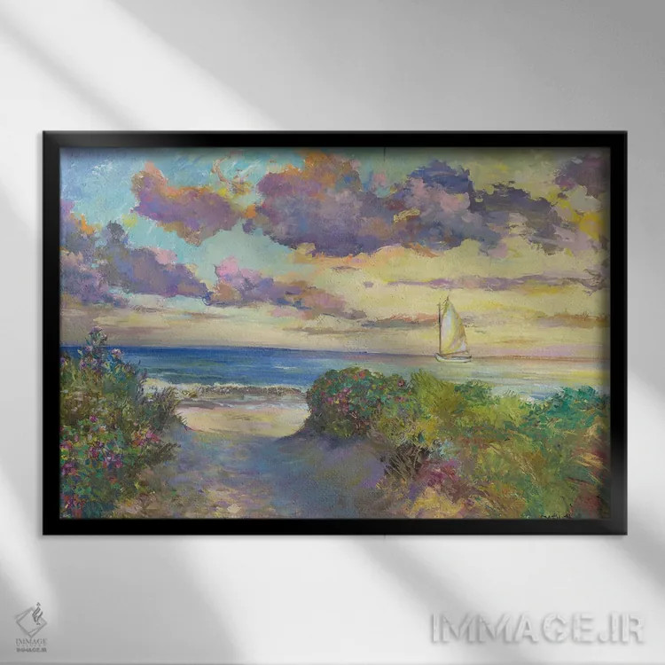 تابلو روز زیبا اثر کترین ام الیوت - نمای قابدار مشکی