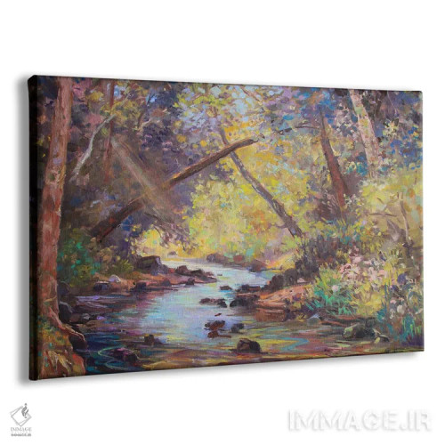 تابلو سلمون بروک (نام مکان طبیعی) اثر کترین ام الیوت - نمای پرسپکتیو محصول
