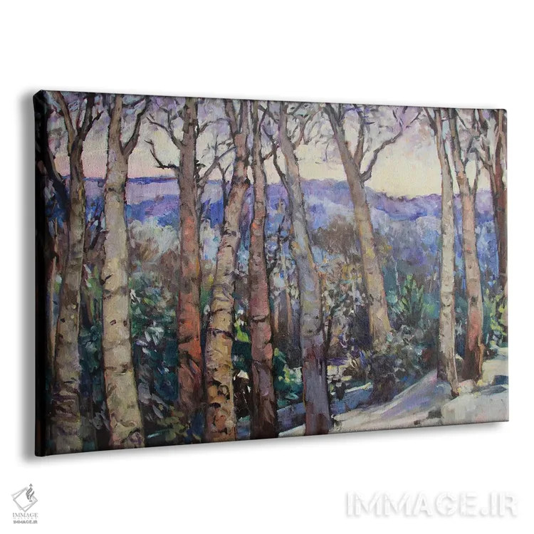 تابلو پیادهروی زمستانی اثر کترین ام الیوت - نمای پرسپکتیو محصول