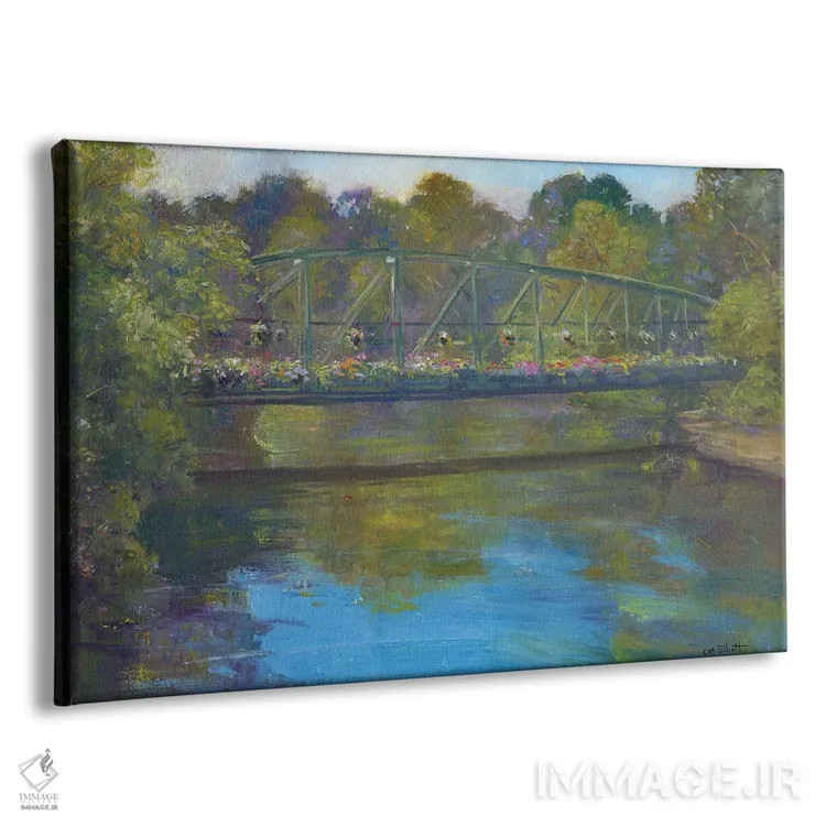 تابلو پل گلها اثر کترین ام الیوت - نمای پرسپکتیو محصول