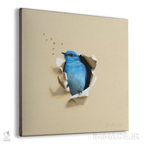 تابلو خون آبی (اشرافی) اثر کامی یِل انگل - نمای پرسپکتیو محصول