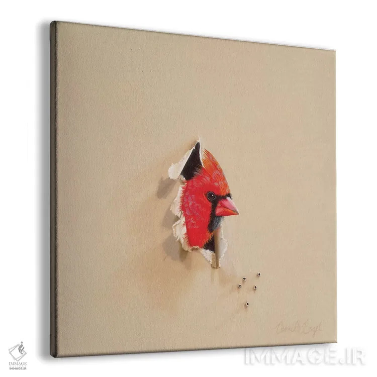 تابلو الان صدایم را میشنوی؟ اثر کامی یِل انگل - نمای پرسپکتیو محصول