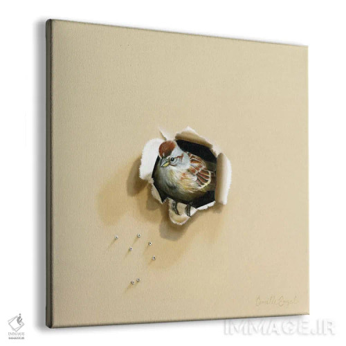 تابلو دوست پَرآلود خوب اثر کامی یِل انگل - نمای پرسپکتیو محصول