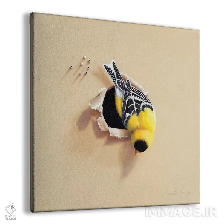 تابلو پرسه زدن اثر کامی یِل انگل - نمای پرسپکتیو محصول