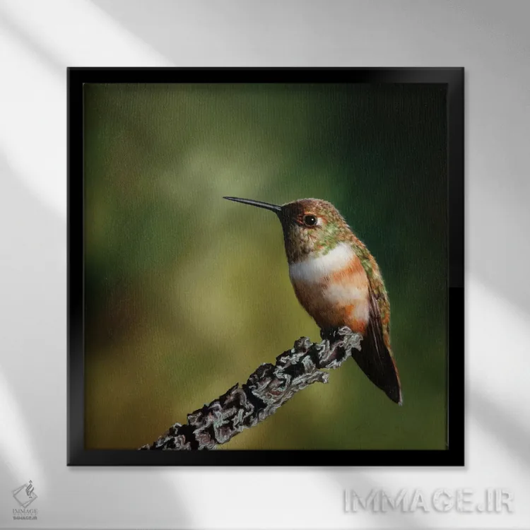 تابلو فضل شگفتانگیز اثر کامی یِل انگل - نمای قابدار مشکی