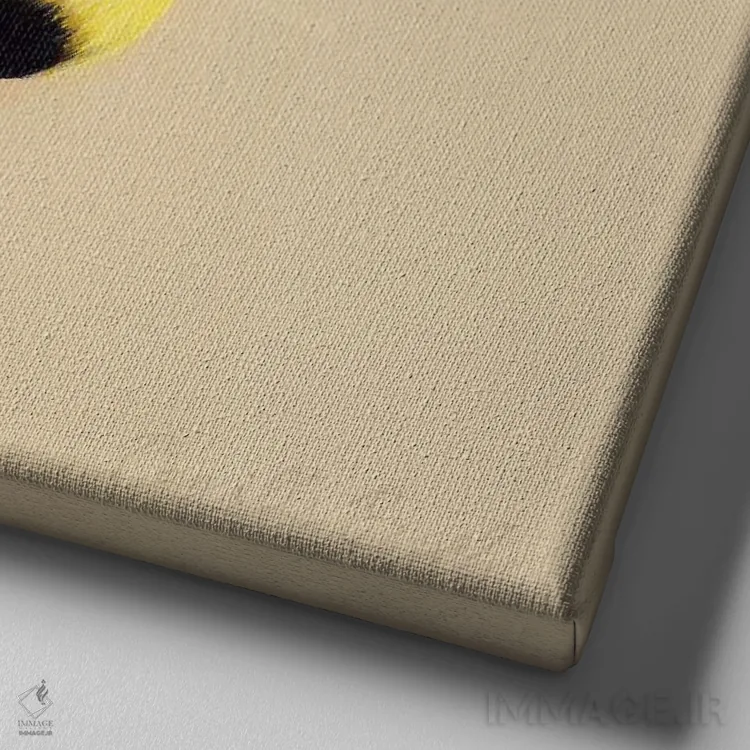 تابلو پرسه زدن اثر کامی یِل انگل - نمای نزدیک بافت بوم