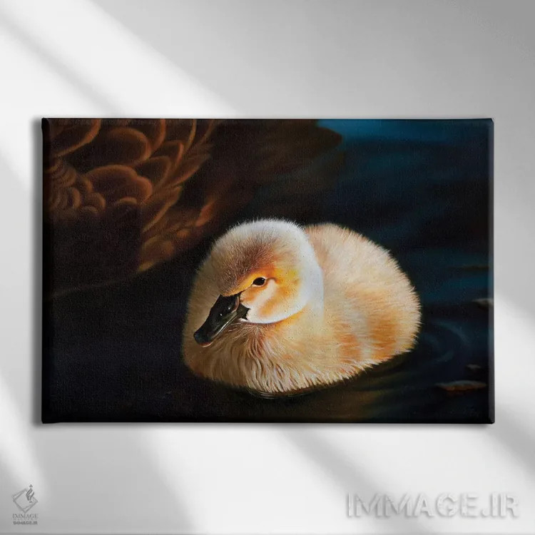 تابلو گل نیلوفر (گیاه/گل) اثر کامی یِل انگل - نمای روبهرو روی دیوار