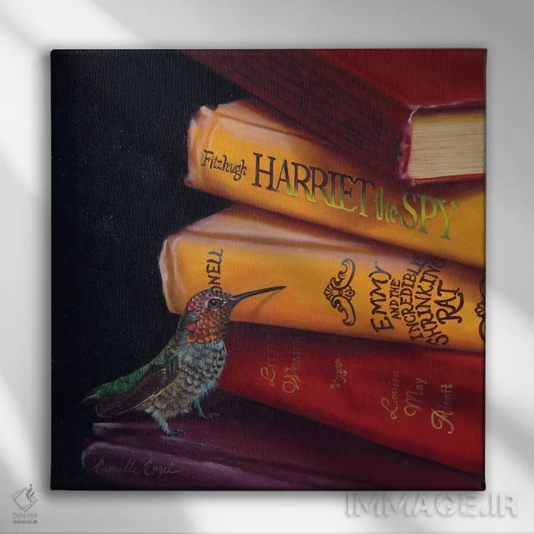 تابلو جستجوی شهد اثر کامی یِل انگل - نمای روبهرو روی دیوار