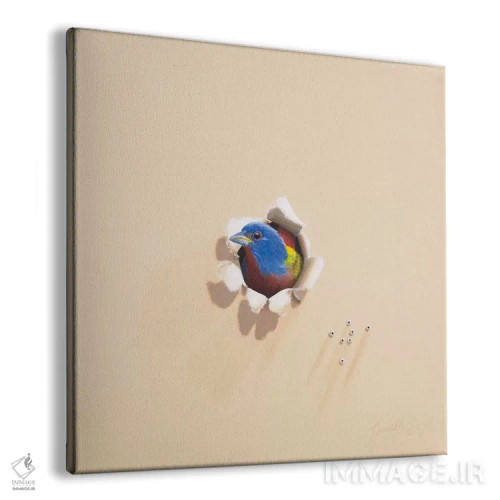 تابلو ترکیب زنده و پررنگ اثر کامی یِل انگل - نمای پرسپکتیو محصول