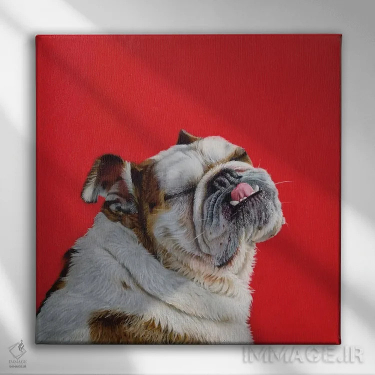 تابلو کی دختر خوبه؟ اثر کامی یِل انگل - نمای روبهرو روی دیوار