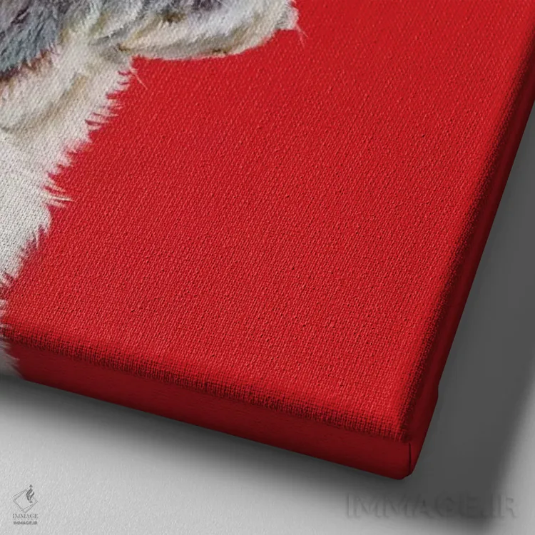 تابلو کی دختر خوبه؟ اثر کامی یِل انگل - نمای نزدیک بافت بوم