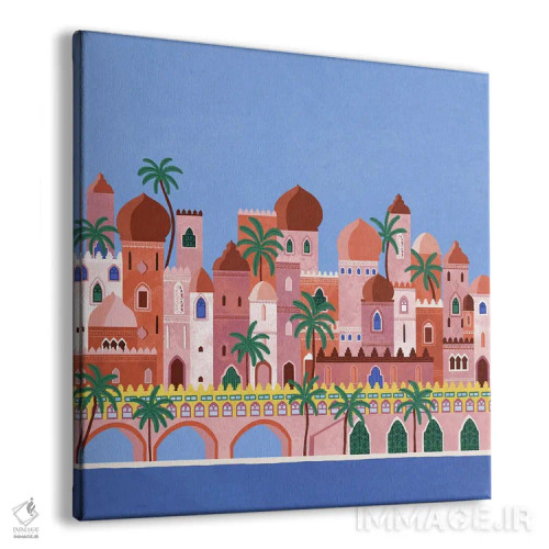 تابلو ریویرا (ساحل مدیترانه) اثر جیدا الاسار - نمای پرسپکتیو محصول