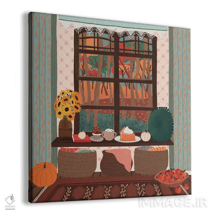 تابلو نوامبر شیرین اثر جیدا الاسار - نمای پرسپکتیو محصول