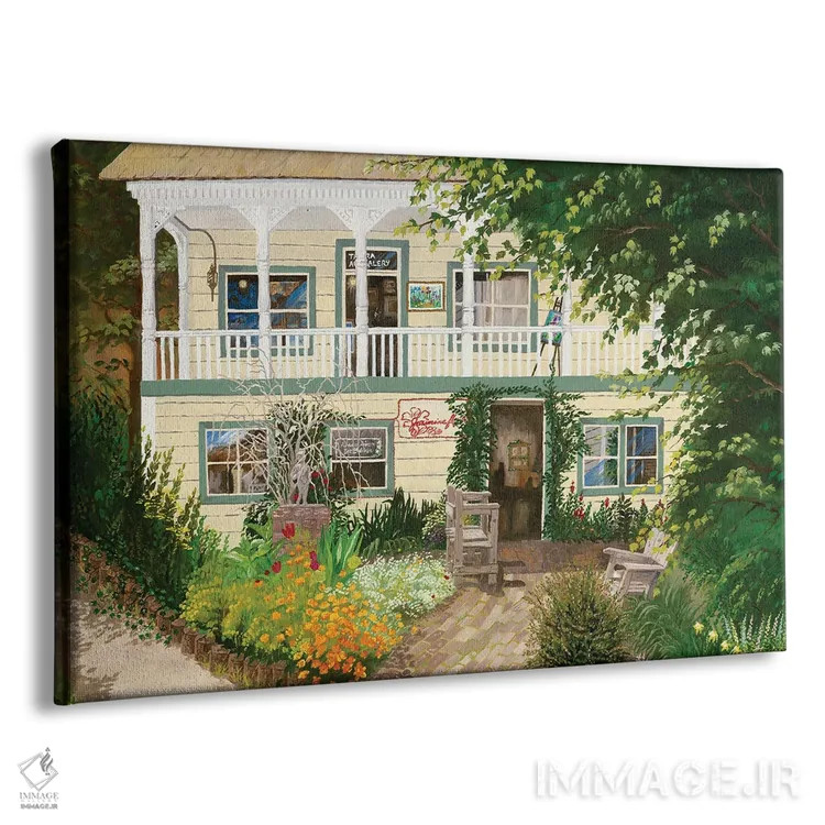 تابلو گلفروشی ساوسالیتو اثر کرتیس فانک - نمای پرسپکتیو محصول