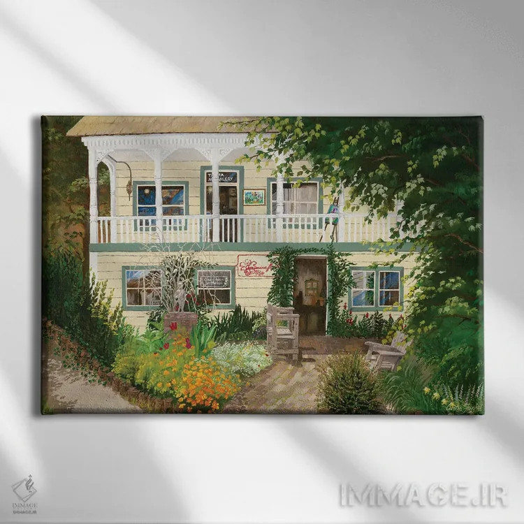 تابلو گلفروشی ساوسالیتو اثر کرتیس فانک - نمای روبهرو روی دیوار