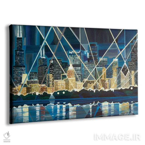 تابلو نورافکنهای شیکاگو اثر کرتیس فانک - نمای پرسپکتیو محصول