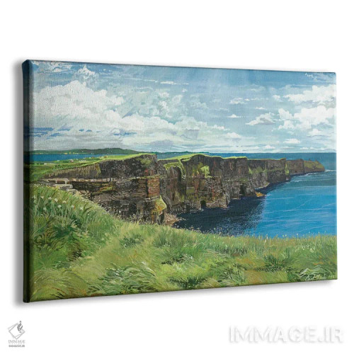 تابلو صخرههای موهر (ایرلند) اثر کرتیس فانک - نمای پرسپکتیو محصول