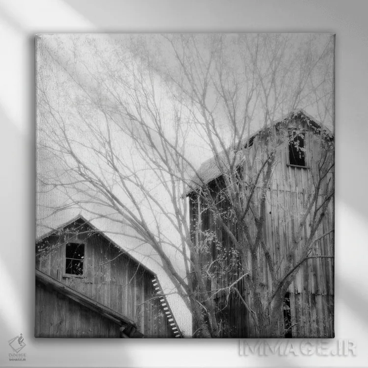 تابلو پنجرههای انبار اثر چیپ فورلی - نمای روبهرو روی دیوار