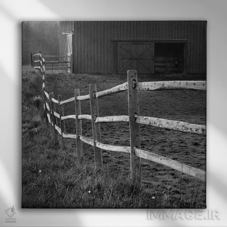 تابلو حصار انبار اثر چیپ فورلی - نمای روبهرو روی دیوار