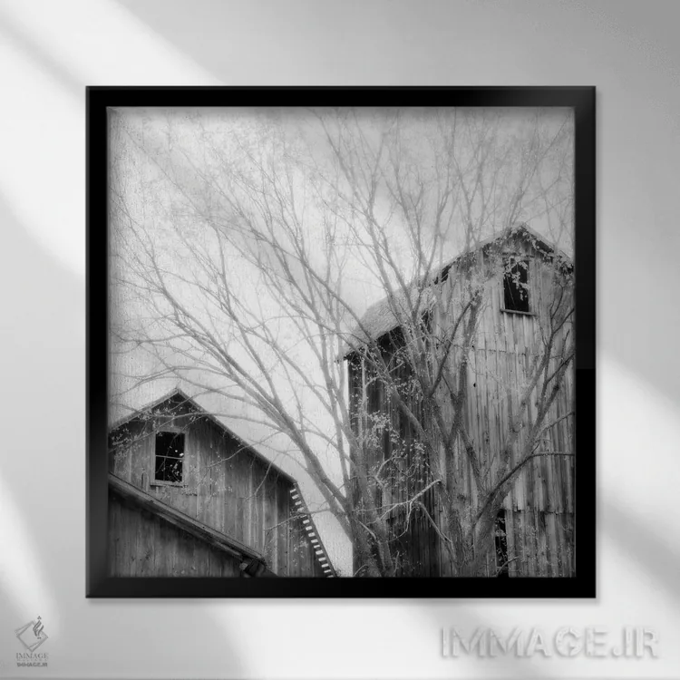 تابلو پنجرههای انبار اثر چیپ فورلی - نمای قابدار مشکی