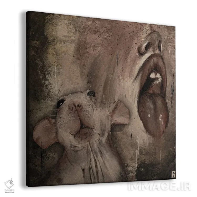 تابلو دهان موش اثر کرامبز اند گابز (نام هنرمند یا استودیو) - نمای پرسپکتیو محصول