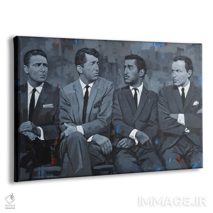 تابلو گروه موشها (ارجاع به گروه هنری) اثر کریگ کمپبل - نمای پرسپکتیو محصول