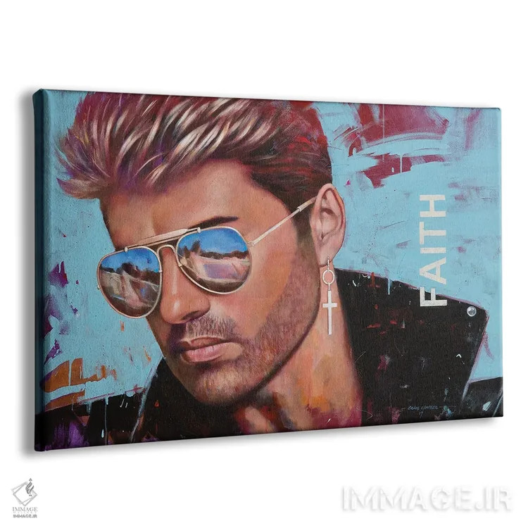 تابلو جورج مایکل (خواننده) اثر کریگ کمپبل - نمای پرسپکتیو محصول
