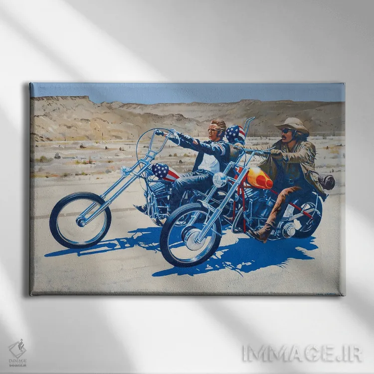 تابلو ایزی رایدر (فیلم) اثر کریگ کمپبل - نمای روبهرو روی دیوار