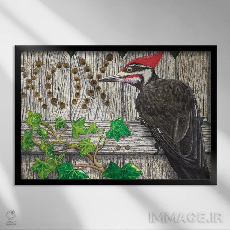 تابلو به من بگو چرا؟ اثر کترین جی مکالروی - نمای قابدار مشکی