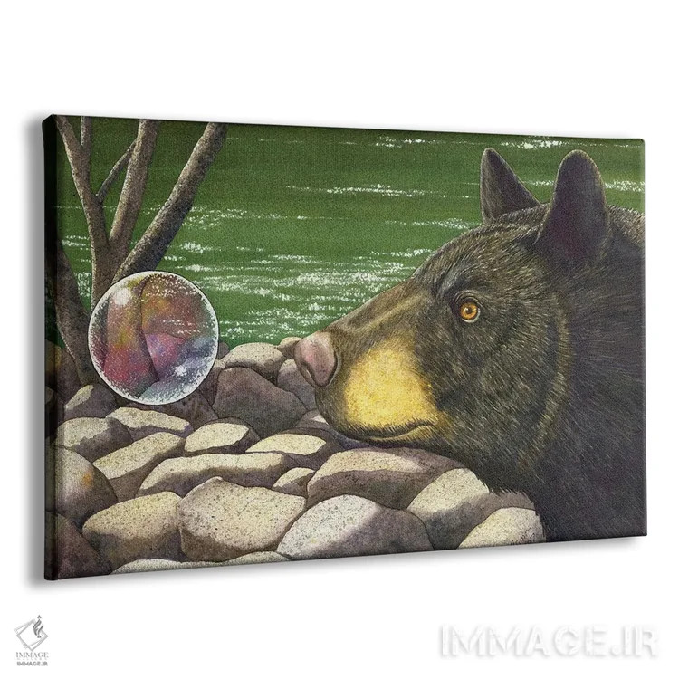 تابلو حباب خرسی اثر کترین جی مکالروی - نمای پرسپکتیو محصول