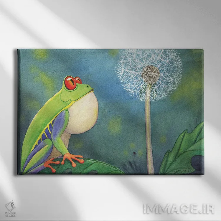 تابلو آرزو اثر کترین جی مکالروی - نمای روبهرو روی دیوار