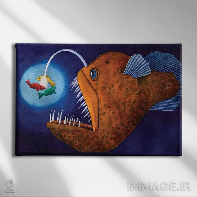 تابلو این نور کوچک من اثر کترین جی مکالروی - نمای روبهرو روی دیوار