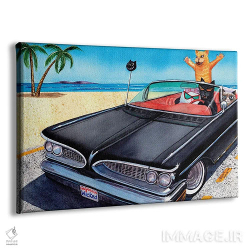 تابلو کاتالینای گربه شرور اثر کترین جی مکالروی - نمای پرسپکتیو محصول