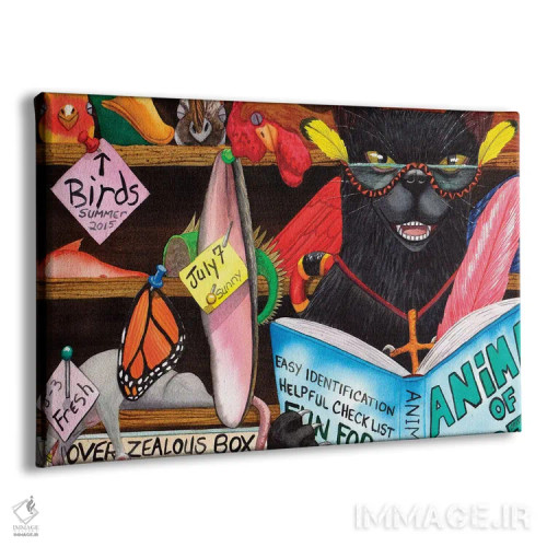 تابلو اتاق جوایز گربه شرور اثر کترین جی مکالروی - نمای پرسپکتیو محصول