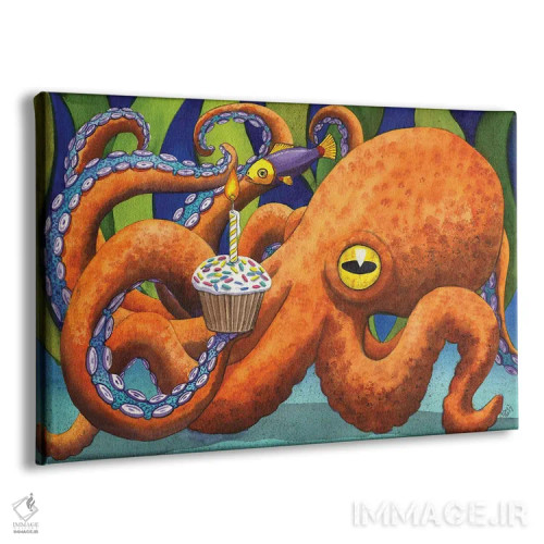 تابلو گربه کوچولوی تولد اثر کترین جی مکالروی - نمای پرسپکتیو محصول