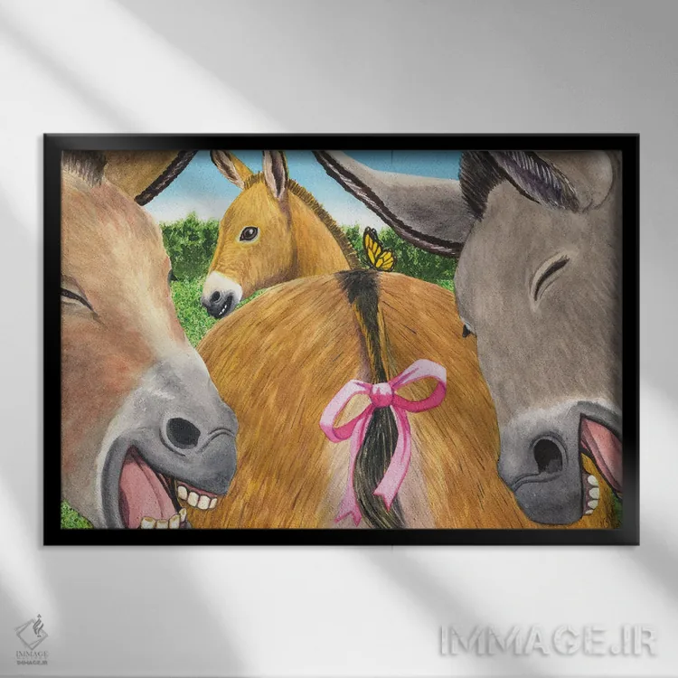 تابلو باحال! اثر کترین جی مکالروی - نمای قابدار مشکی