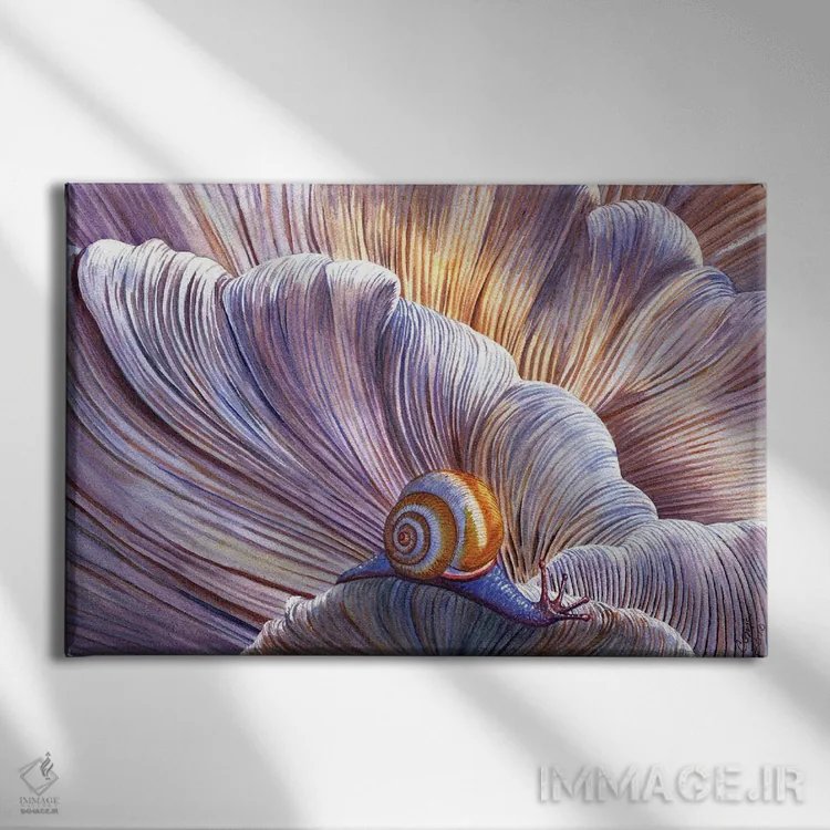 تابلو اثیری اثر کترین جی مکالروی - نمای روبهرو روی دیوار