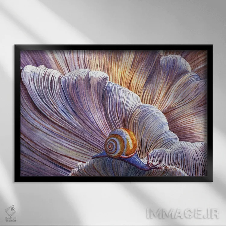 تابلو اثیری اثر کترین جی مکالروی - نمای قابدار مشکی